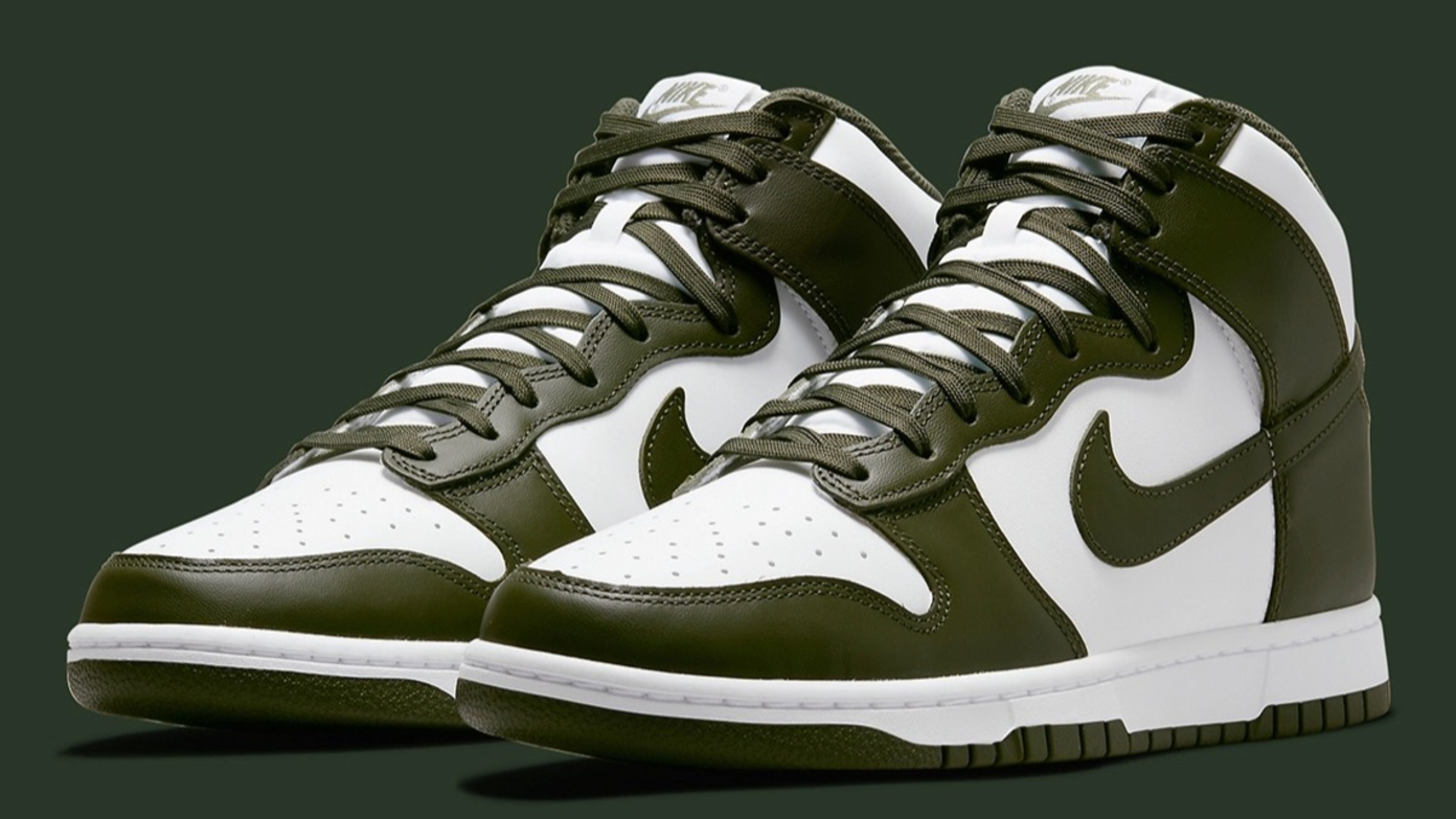 nike high top khaki