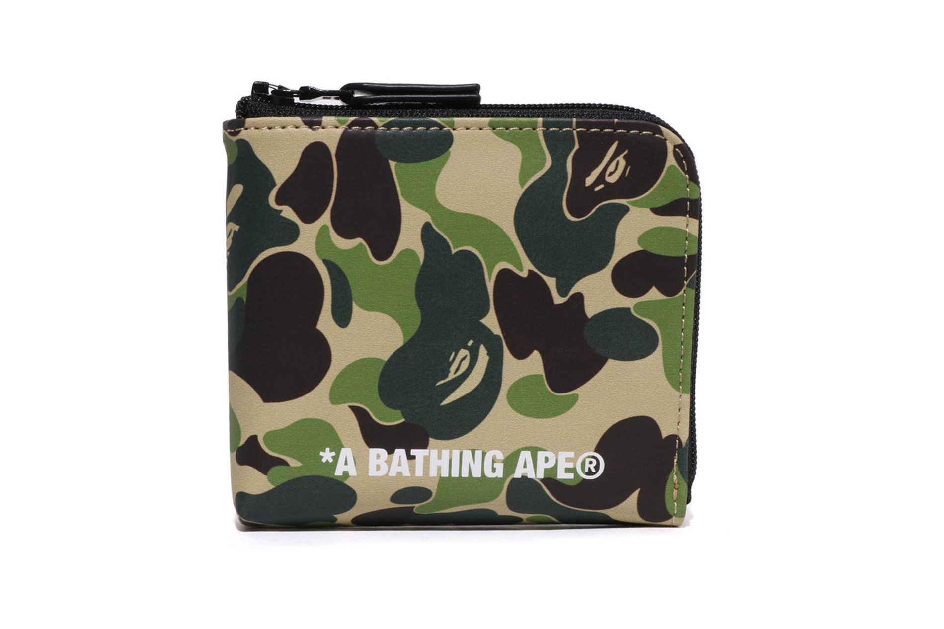 BAPE ABC CAMO BABY LISA LEATHER WALLET Bape Baby Lisa Leather