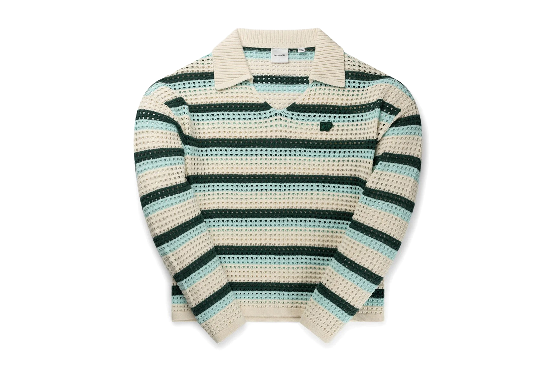 新品CLANE CROCHET V NECK LONG KNIT TOPS Daily Paper Crochet V-Neck Jersey | Shelflife