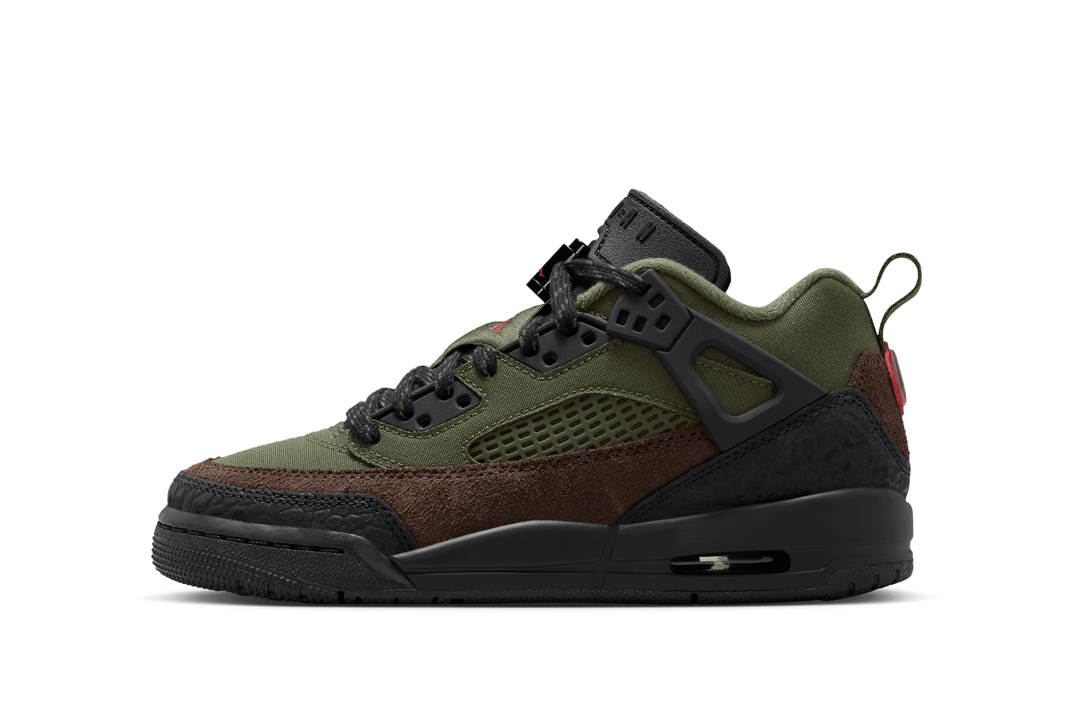 Jordan Spizike Low 'Medium Olive' (Grade-School) Shelflife