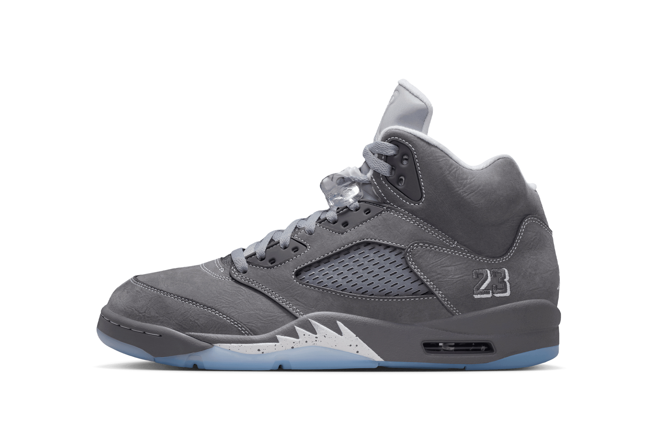 grey jordans shiny