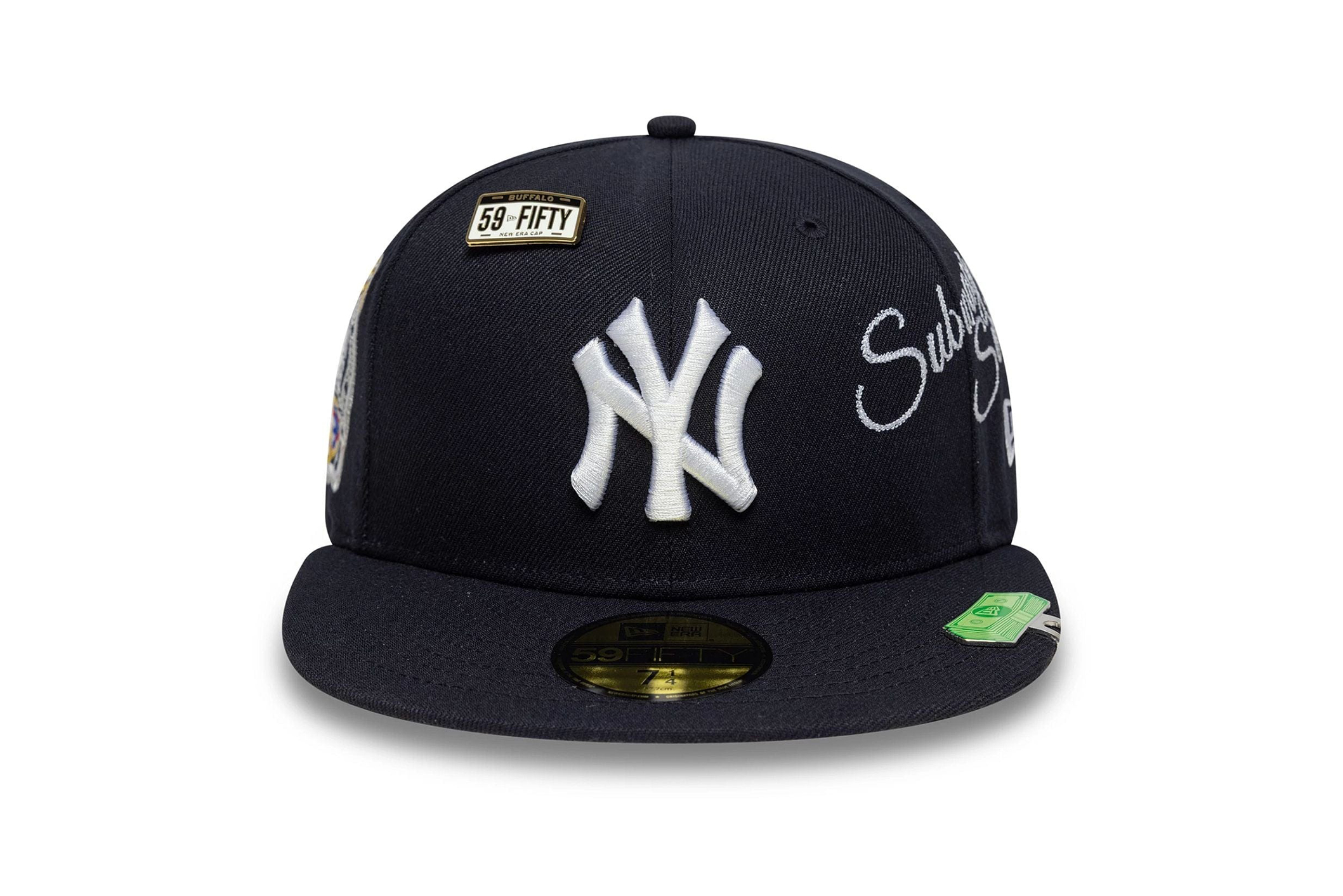 caph PE/Ny デイバイバークロスフードCO New York Mets 59FIFTY Subway Series Black Cap – NewEra