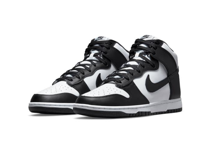 High Top Dunks Nike Black And White Nike Dunk High GS Black White