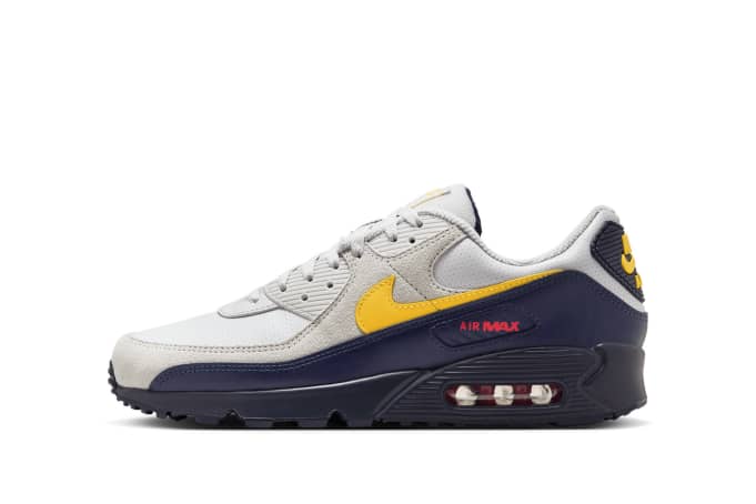 Tour Yellow Air Max 90 Yellow Blue White Nike Men's Air Max 90