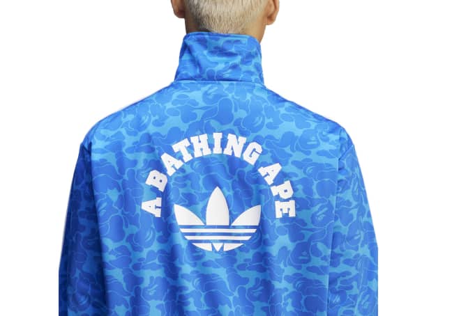 4XL BAPE ADIDAS FB ジャージ SHOCK BLUE T-shirts adidas x