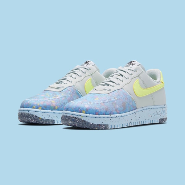 Nike Women's Air Force 1 Crater - Pure Platinum/Chambray Blue