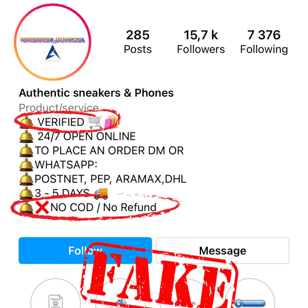 Fake Fridays: Sneaker_Junk.ZA