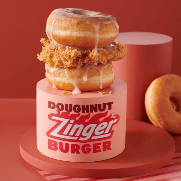 KFC Launch Doughnut Zinger Burger