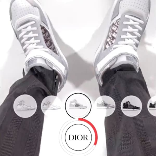 Virtually Try On Dior's Latest Sneakers