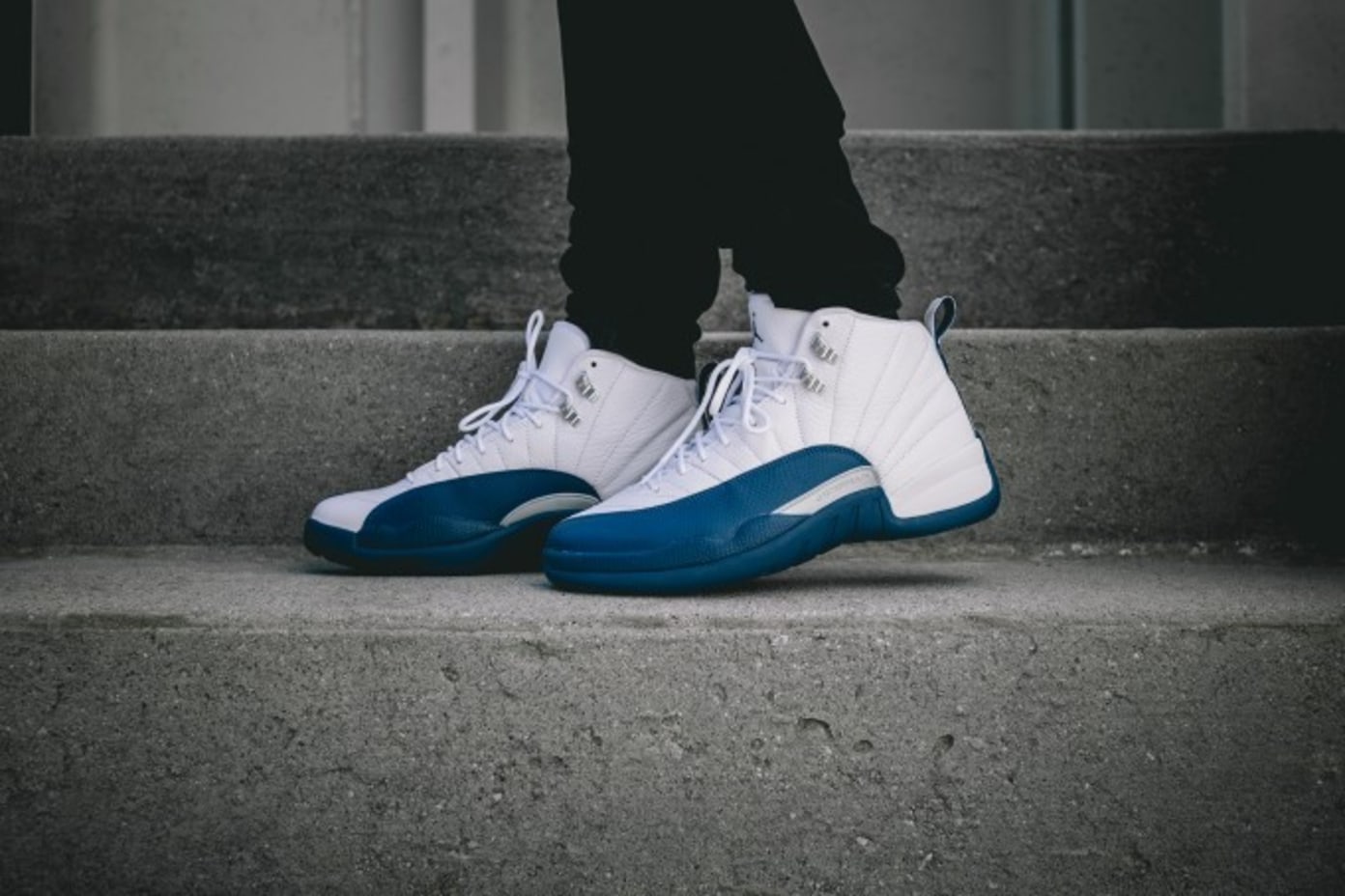 air jordan 12 retro white and blue