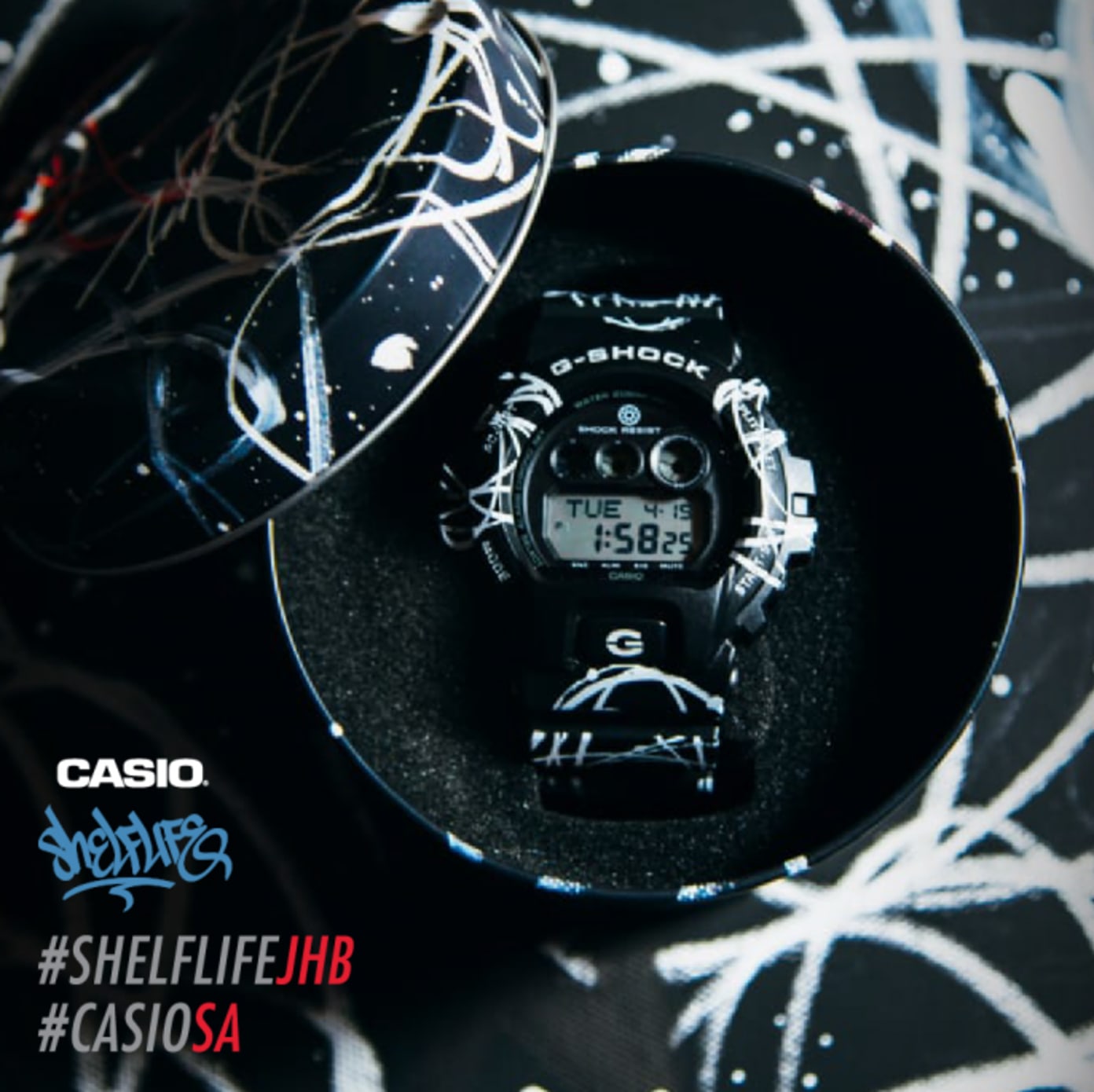SHELFLIFE JHB: Casio G-Shock x Futura Limited Edition Competition!