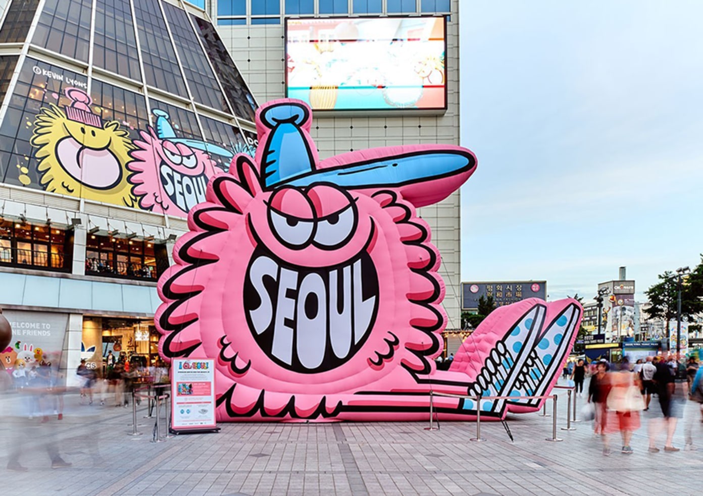 Kevin Lyons Takes Over a Mall in Seoul