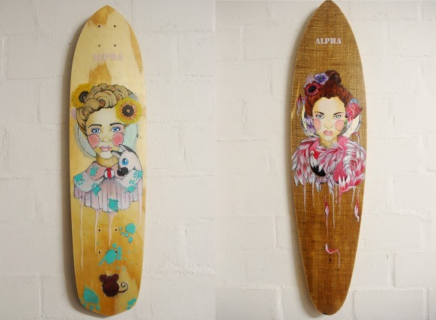 Deck Art Longboard Art Exhibition Shelflife