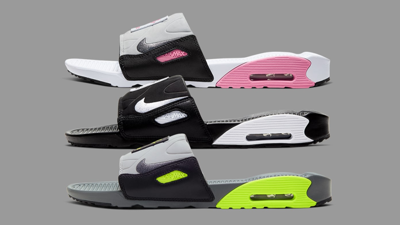 air max sliders pink