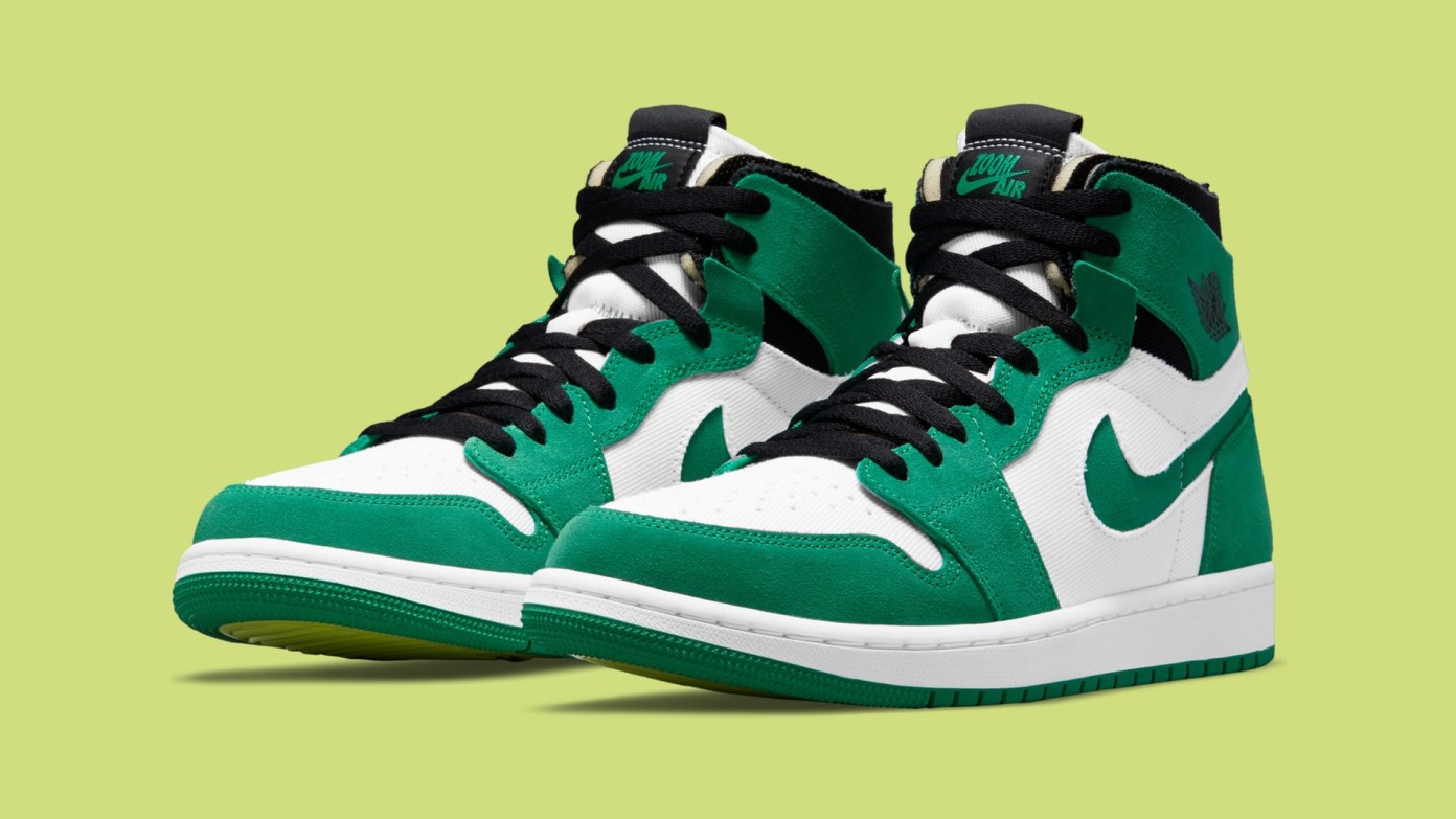 air jordan sneakers green