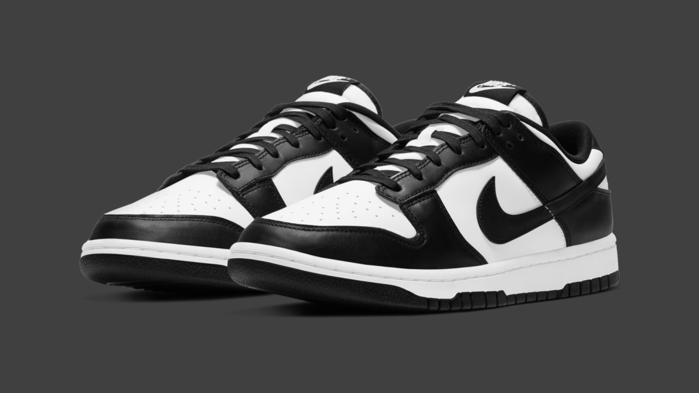 black and white dunks