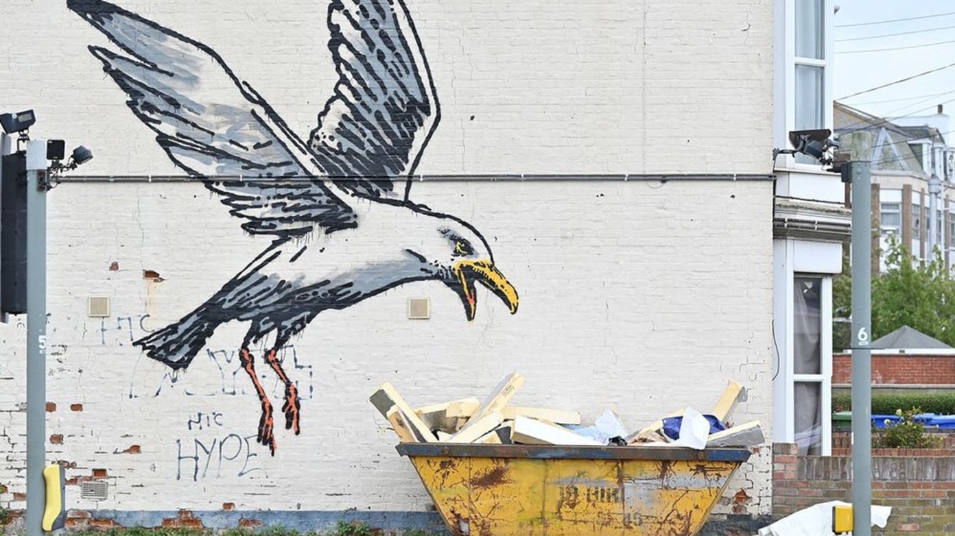 New Banksy Works Found  Around English Coastal Towns