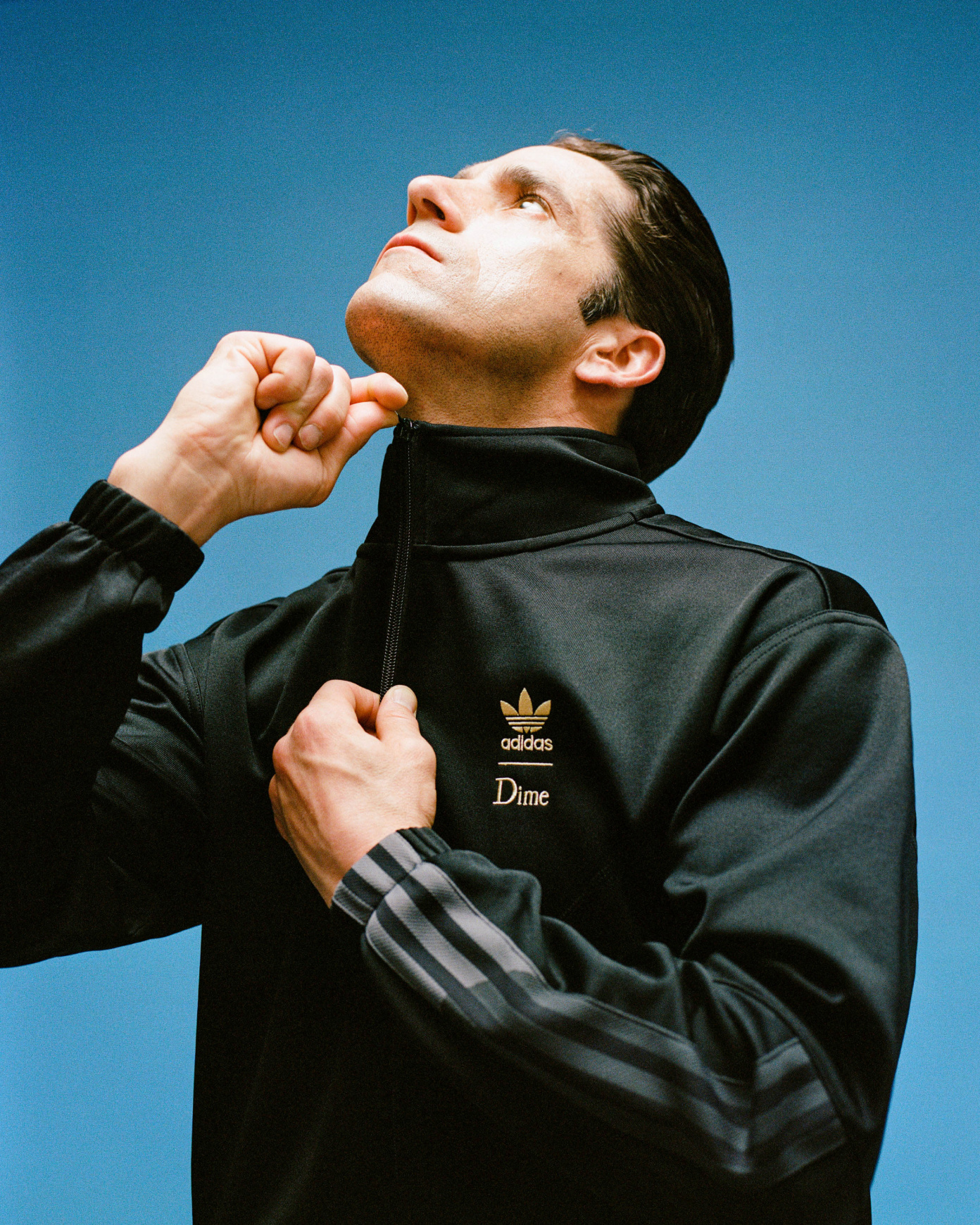 Dime polar fleece track jacket best sale