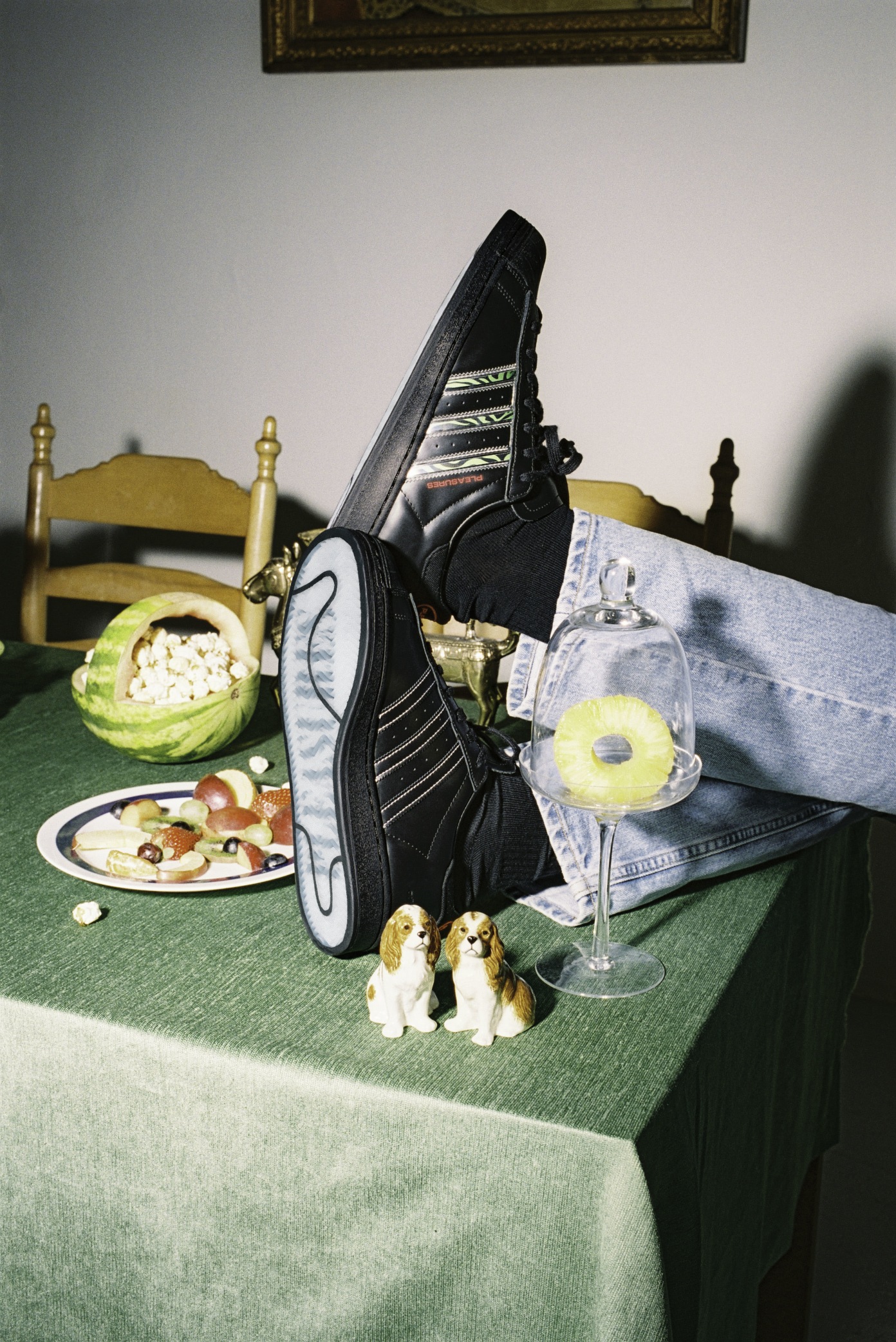 Pleasures x adidas online