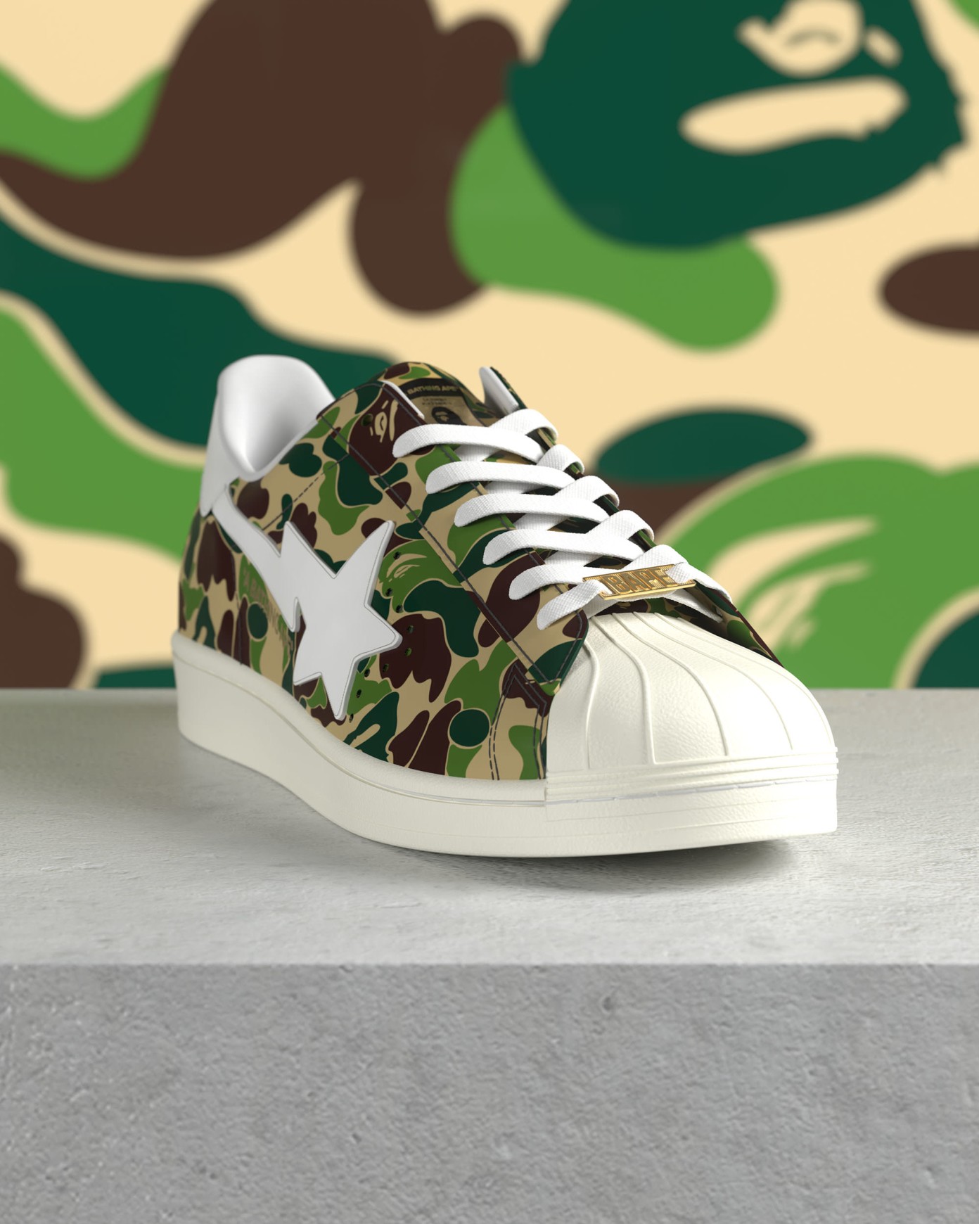 BAPE x adidas Superstar Shelflife