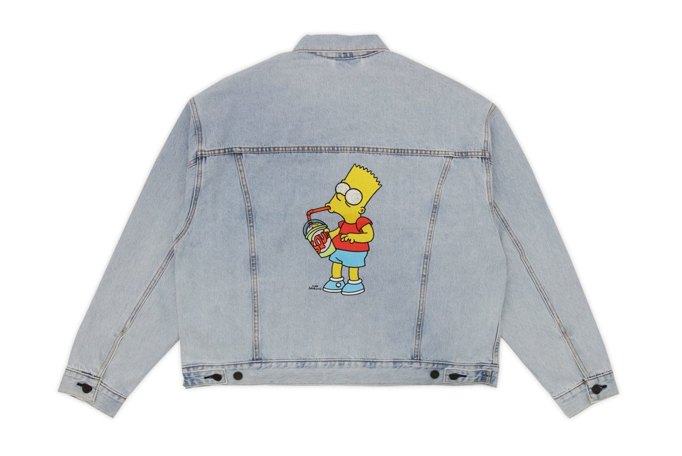 Bart simpson denim jacket deals
