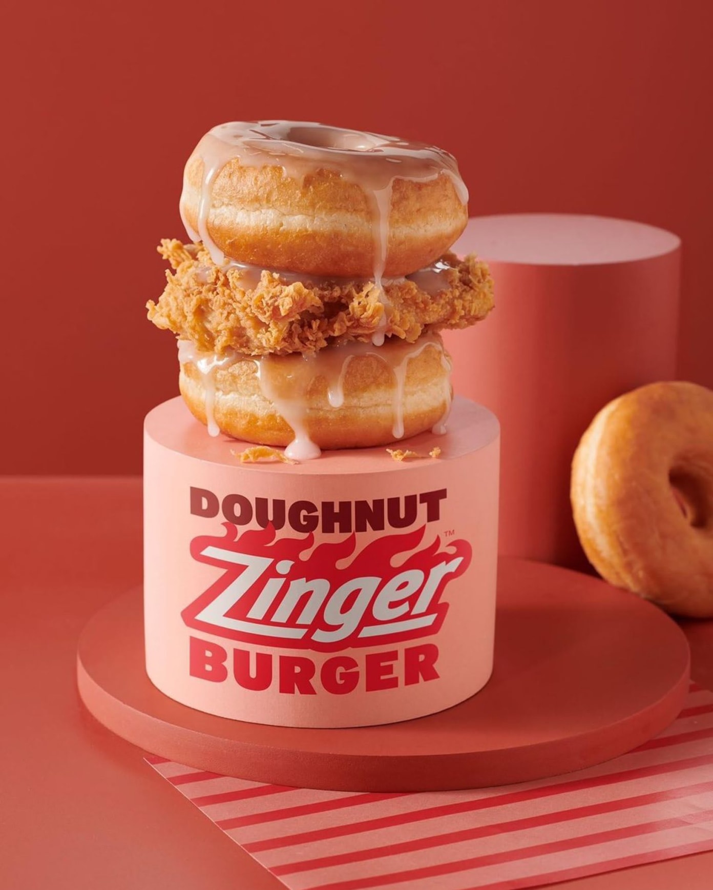 KFC Launch Doughnut Zinger Burger Shelflife