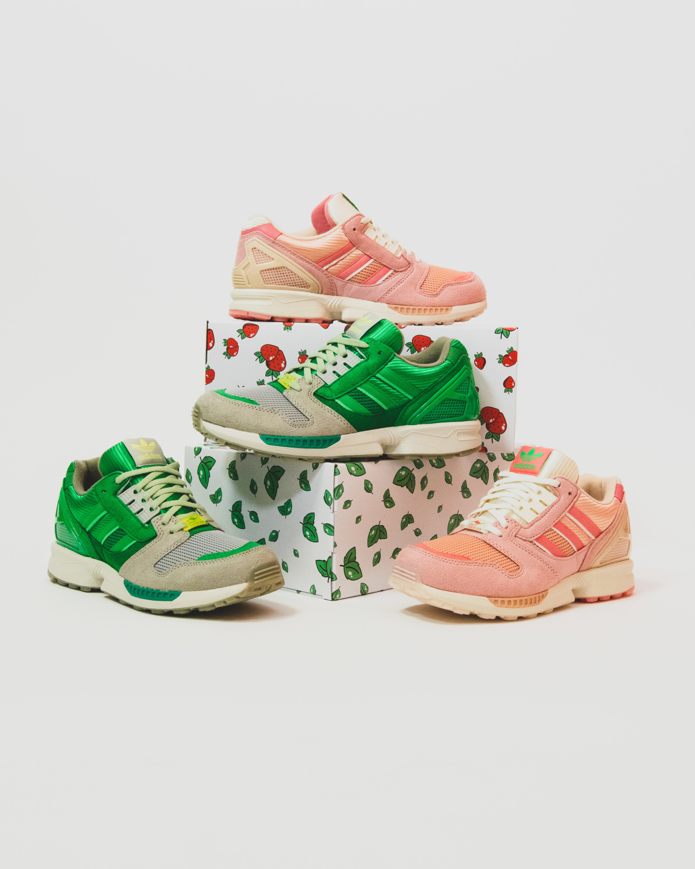 adidas ZX 8000 'Strawberry Latte' & 'Fresh Mint' Pack | Shelflife