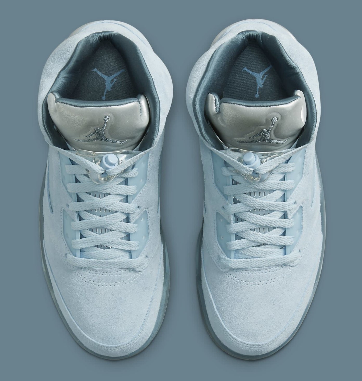 Jordan 5 light blue on sale