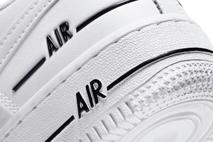 Nike Air Force 1 LV8 3 White Black (GS) Kids' - CJ4092-100 - US