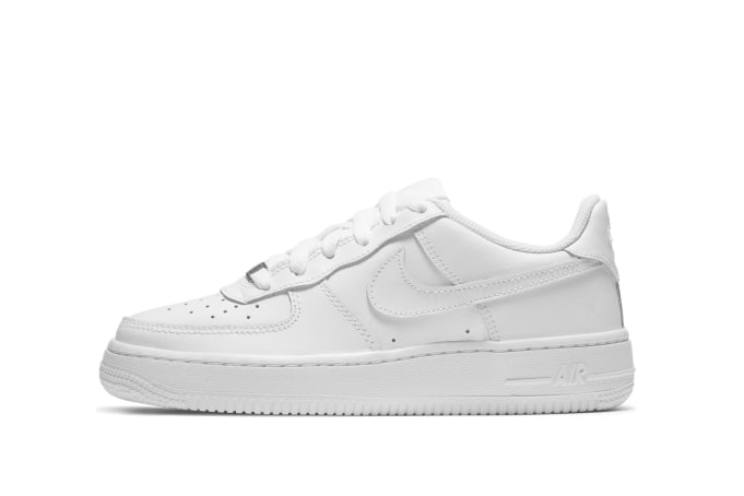 grade school air force 1 low white