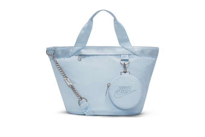 Nike Sportswear Futura Luxe Women's Tote 10L Bag Light Silver Blue  CW9303-034