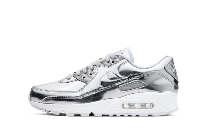 silver air max 90 womens