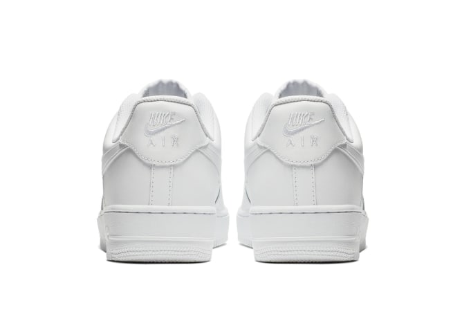 plain white air force ones