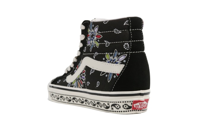 vans sk8 hi paisley