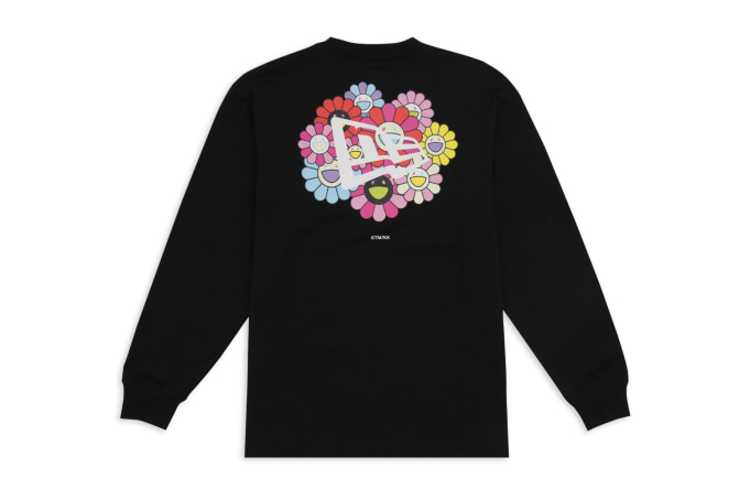 Official New Era Takashi Murakami Arch Long Sleeve Black T-Shirt