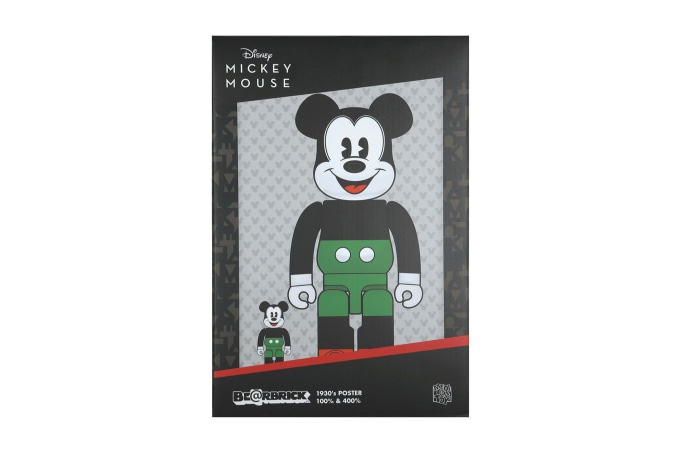 BE@RBRICK MICKEY MOUSE 1930's POSTER