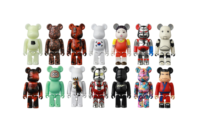 Bearbrick 100% 44 Series Flag South Korea Original Medicom 