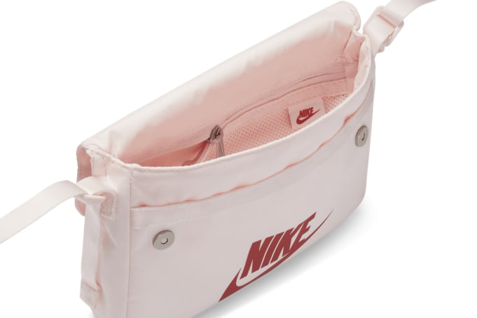 Nike futura logo 365 crossbody bag in light pink