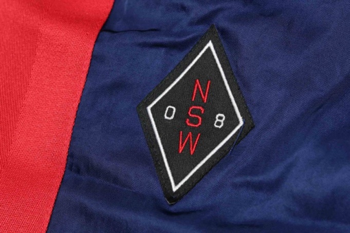 red nike tracksuit bottoms