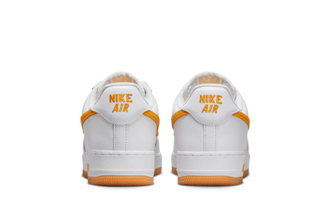 Nike Air Force 1 '07 (Spray Paint Swoosh Safety Orange/ White/ University  Gold/ Black/ Safety Orange