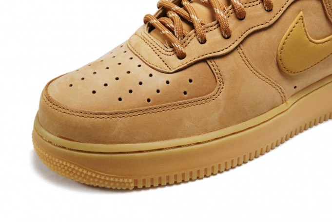 Nike Air Force 1 High '07 Flax/Gum Light Brown-Black-Wheat - CJ9178-200