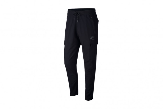 nike air track pants black