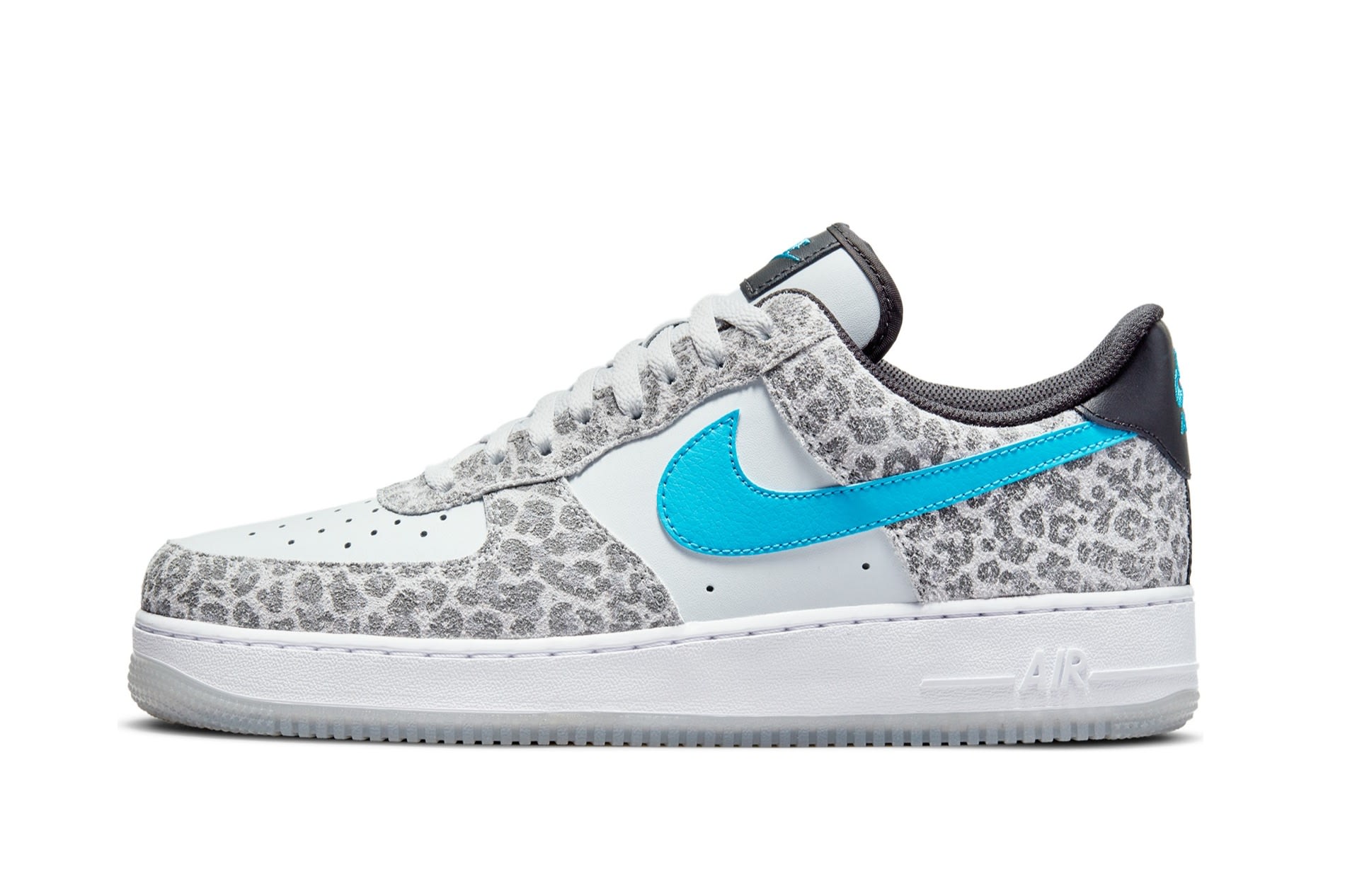 nike air force with leopard print