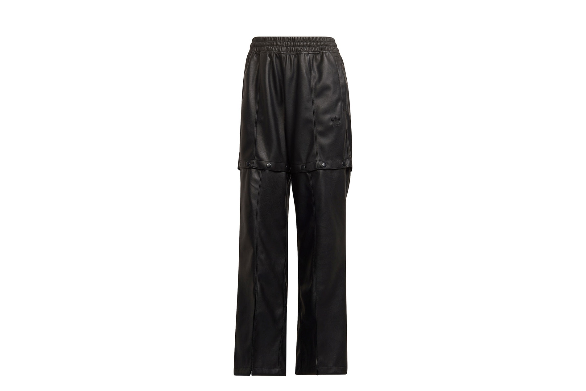 adidas Originals Womens Always Original Faux Leather Track Pants Black  Small at Amazon Womens Clothing store