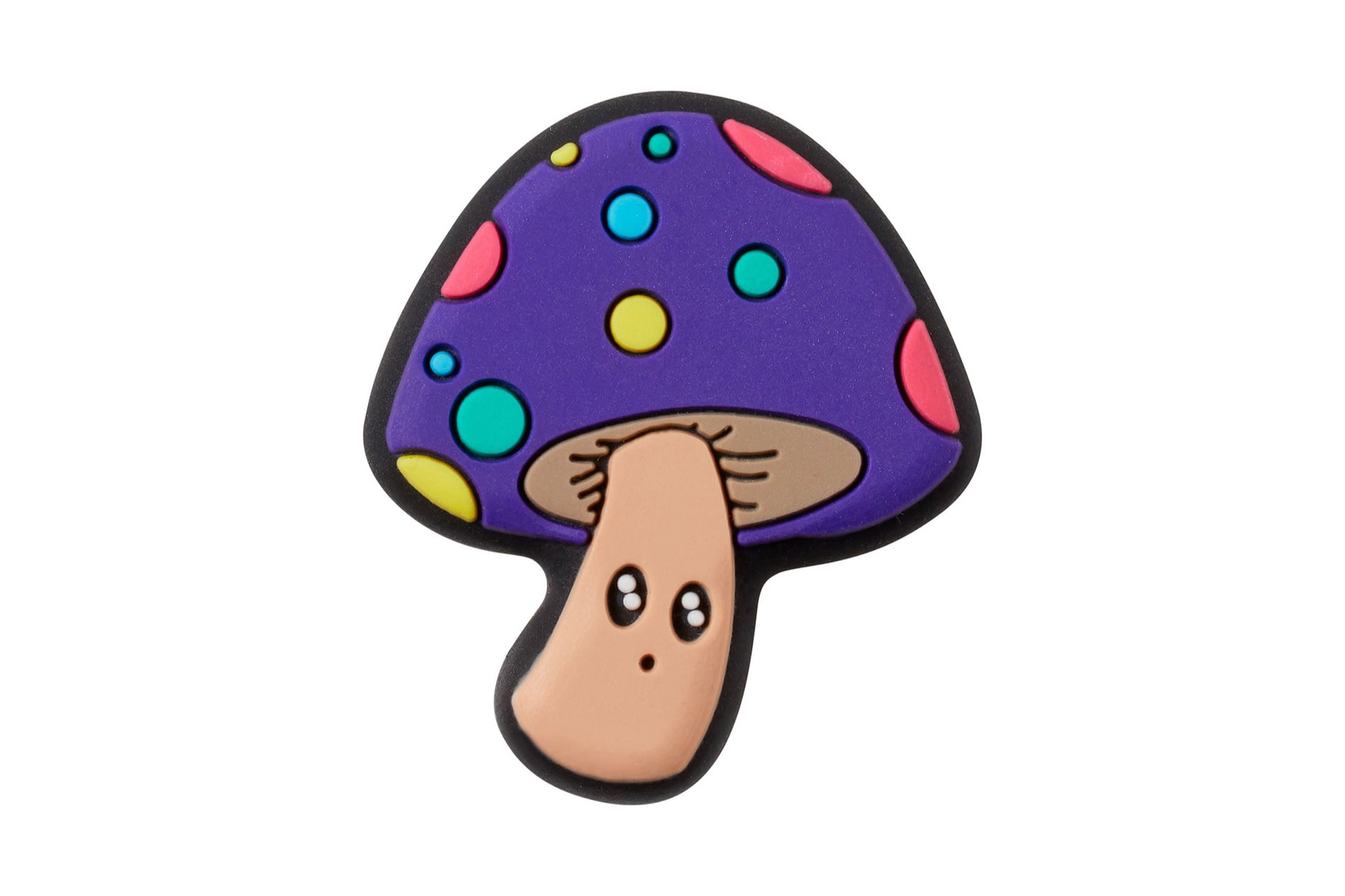 Crocs Purple Mushroom jibbitz Shelflife