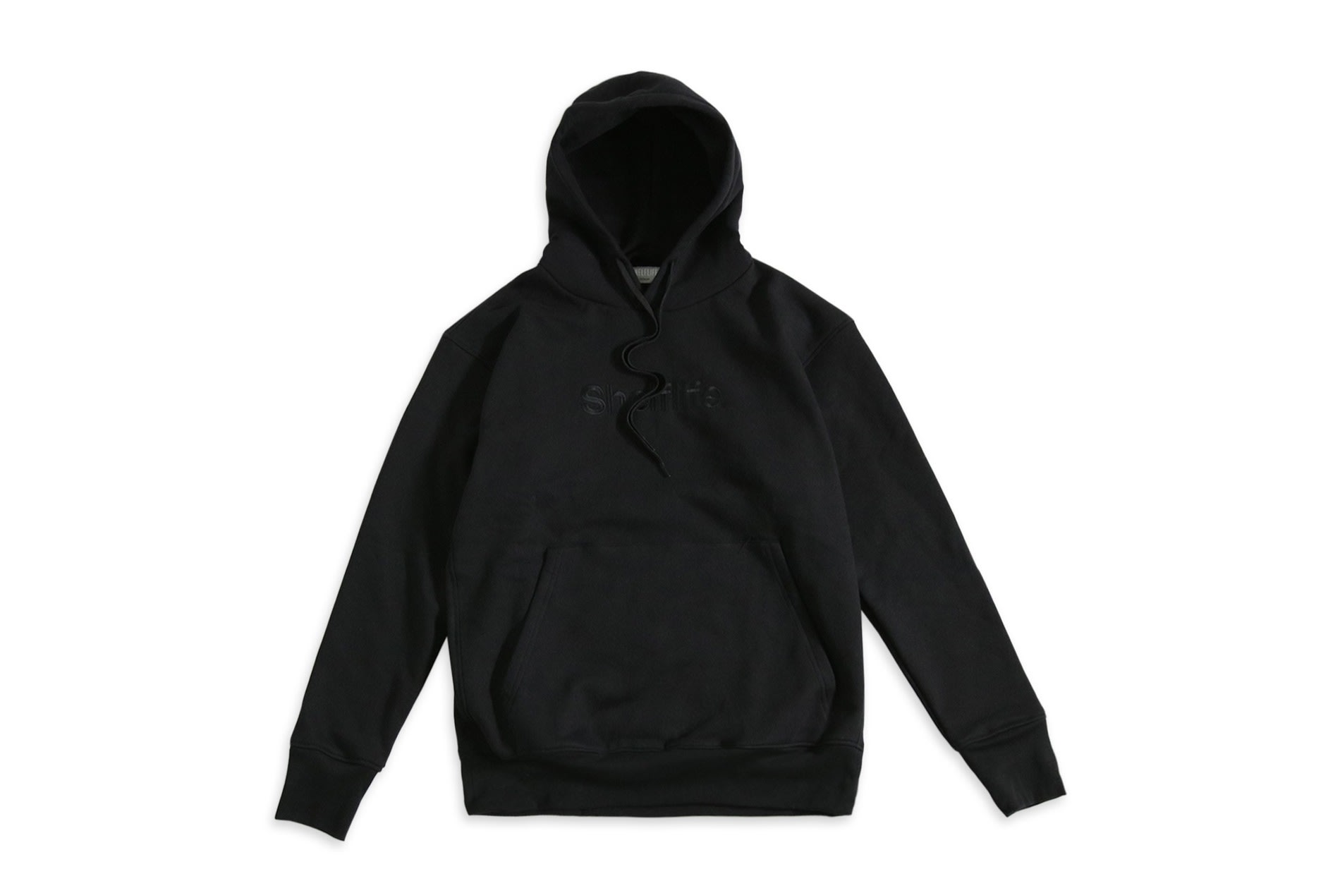 simple black hoodie