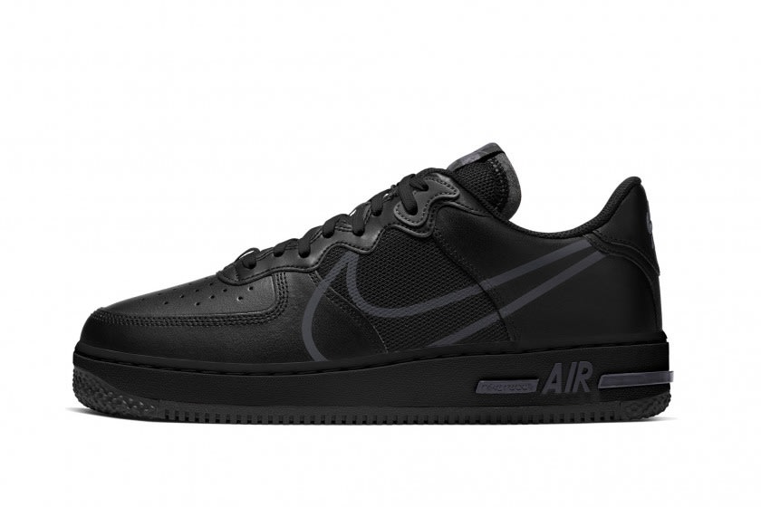 air force 1 black react