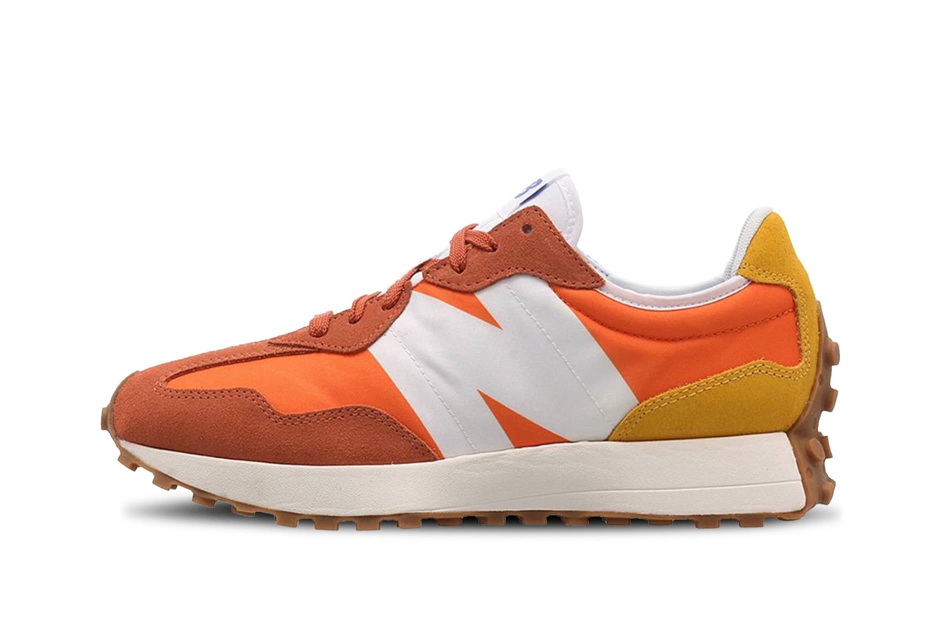 new balance 327 white and orange