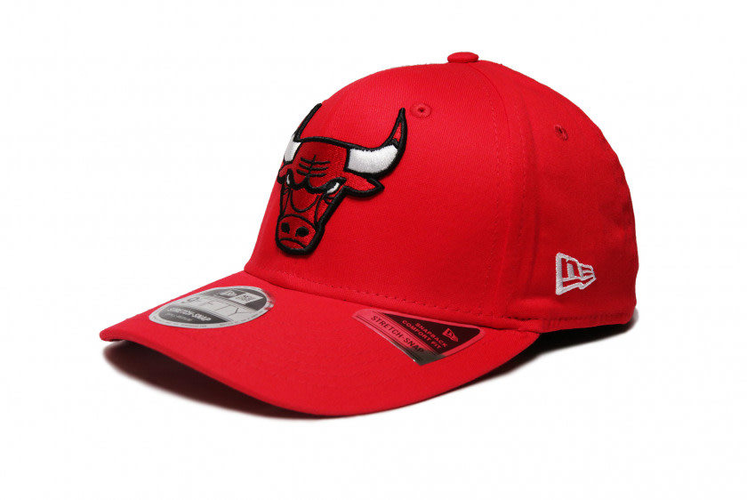 Caps New Era Chicago Bulls Team Side Patch 9Fifty Snapback Cap Black/ Front  Door Red