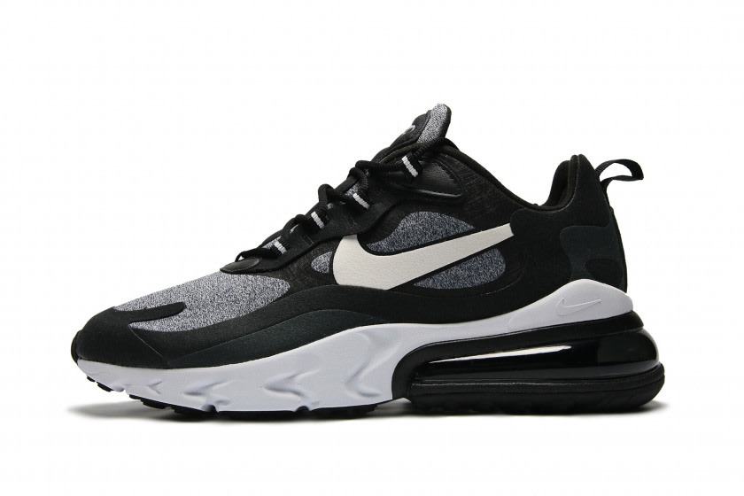 nike air max 270 react black mens